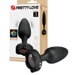 Osborn - Light-up Rechargeable Butt Plug (black)